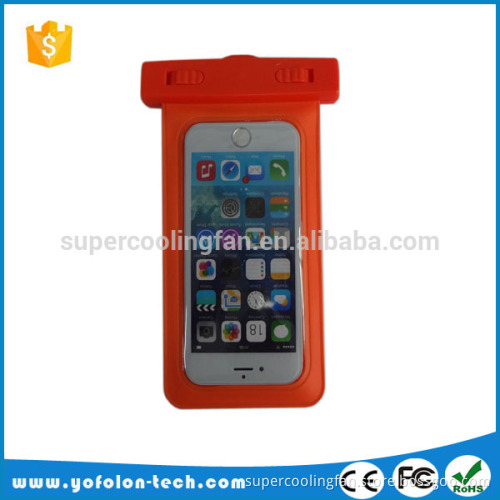 Waterproof mobile phone bag, PVC waterproof phone bag with earphone and armband